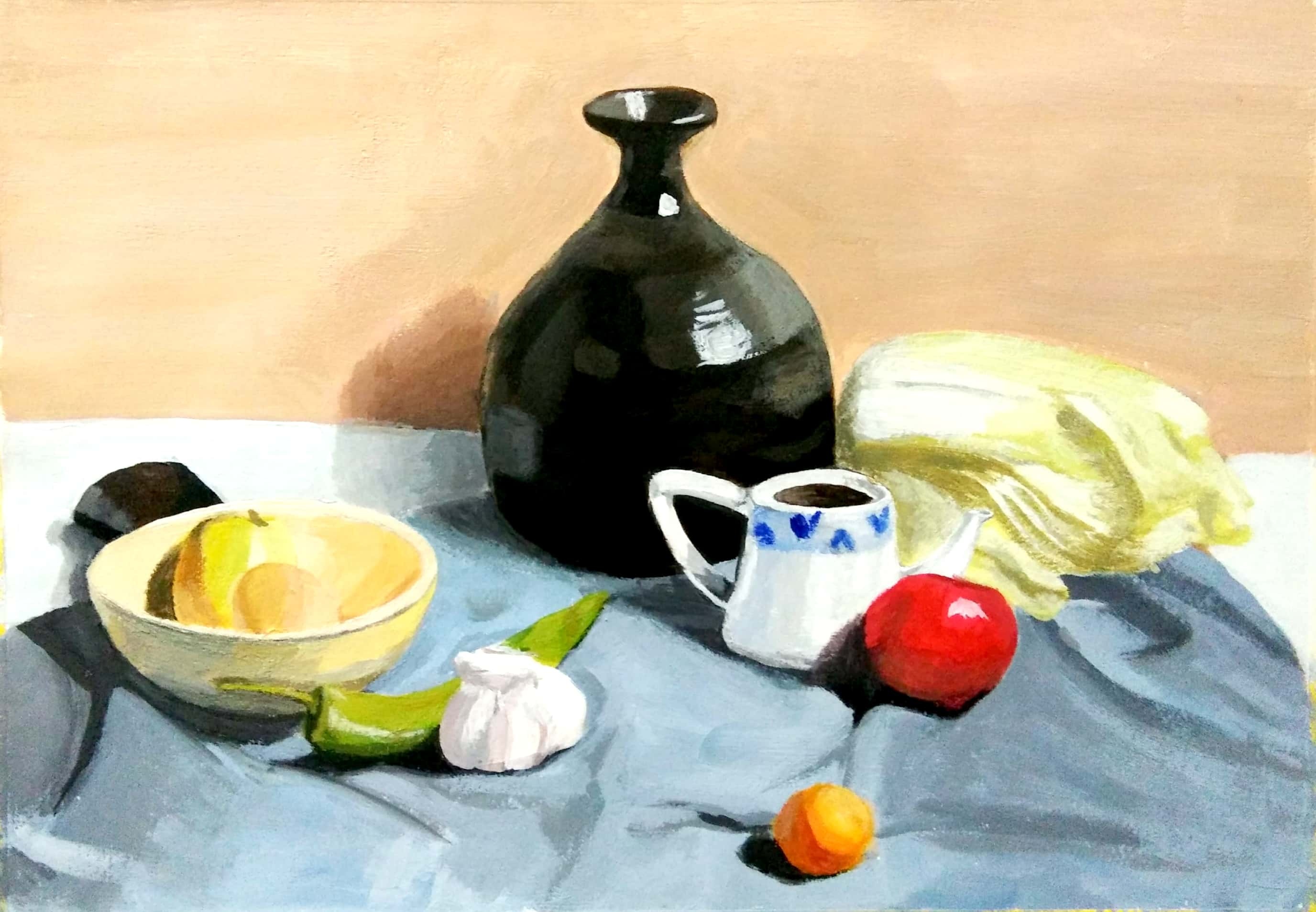 簡單的水粉畫教程