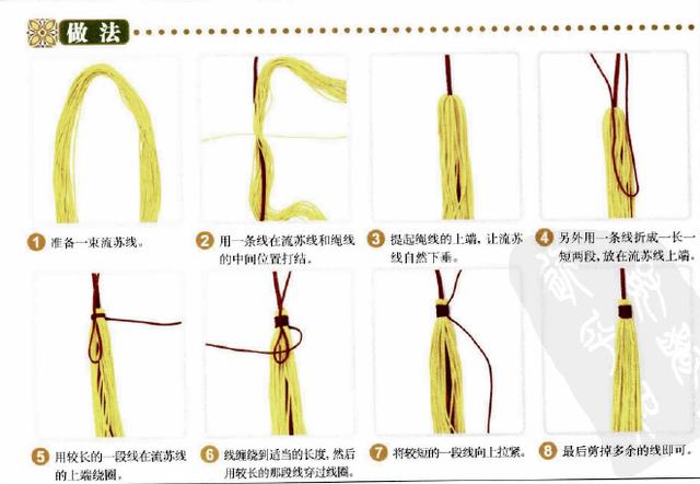 新手入門細繩手鏈編法(史上最全的手繩手鏈基本編法)(49)