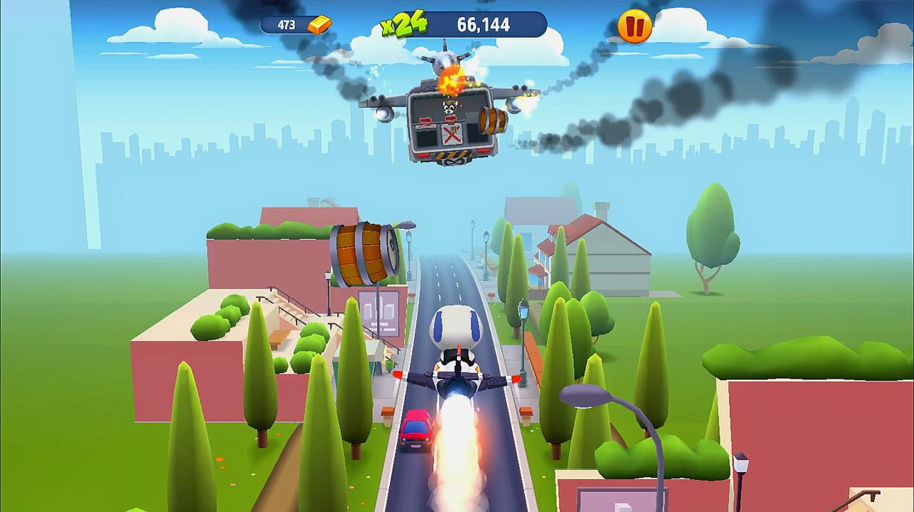 一直跑闖關(guān)小游戲