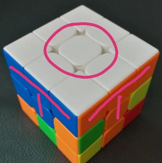 魔方教程公式圖解新手入門-魔方口訣7步還原法圖解