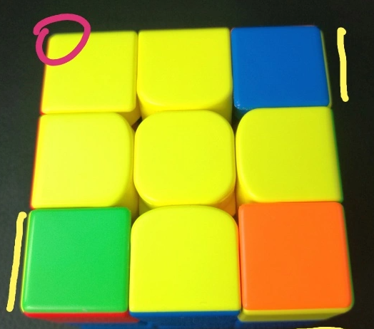 魔方教程公式圖解新手入門-魔方口訣7步還原法圖解