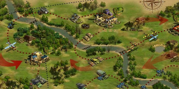 指揮帶兵打仗的游戲