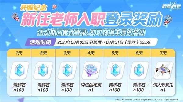 蔚藍檔案開服獎勵有什么-最新開服獎勵介紹一覽 蔚藍檔案開服獎勵有什么-最新開服獎勵介紹一覽