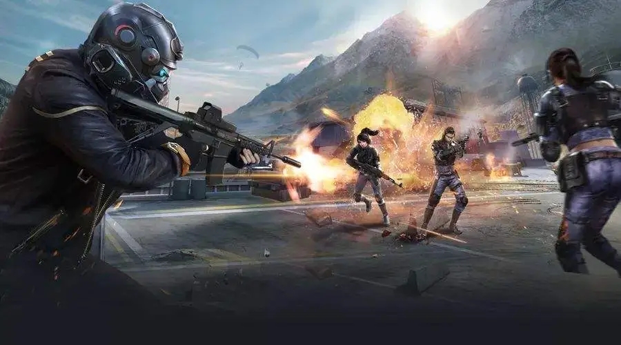 和吃雞一模一樣的槍戰小游戲