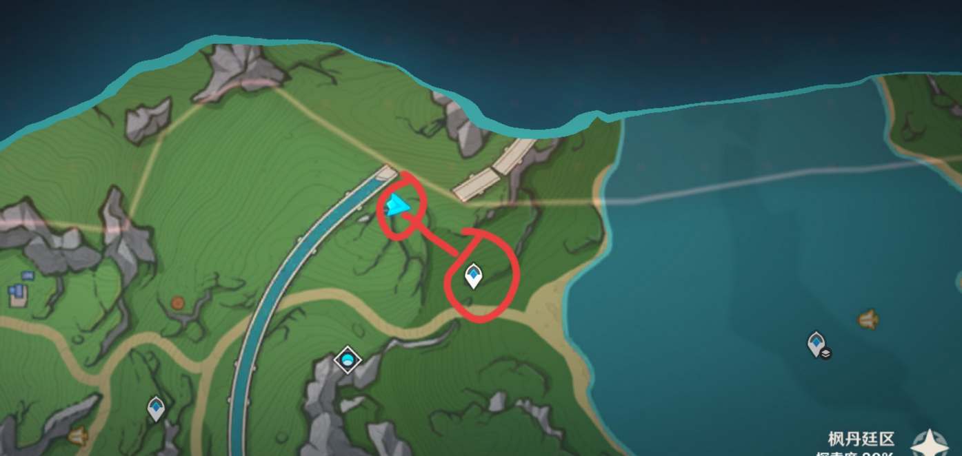 原神湖畔的尼尼安涅在哪-原神湖畔的尼尼安涅位置介紹一覽