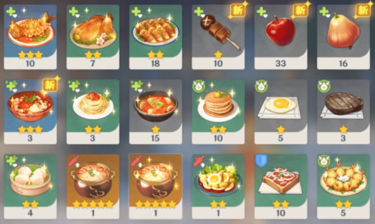 原神4.1新加食物有哪些