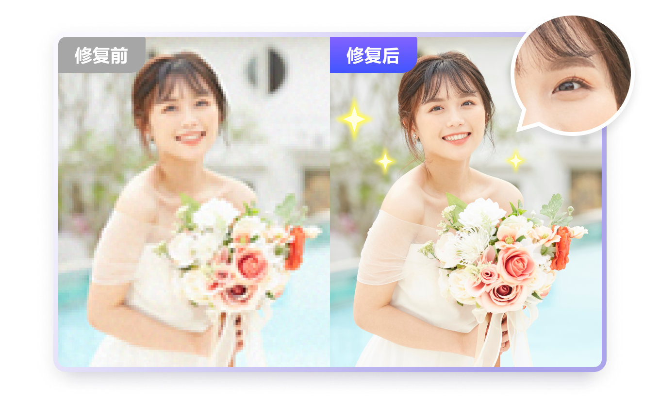 在線輕松讓模糊圖片變清晰-圖片放大清晰處理在線