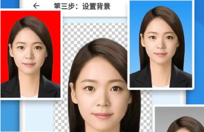 智能摳圖更換背景色生成證件照-證件照批量換底色AI智能精修