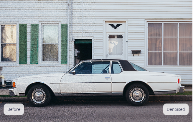 通過AI算法減少照片中的噪點-ai圖像降噪在線修復