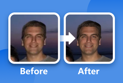 在線使用AI修復舊照片