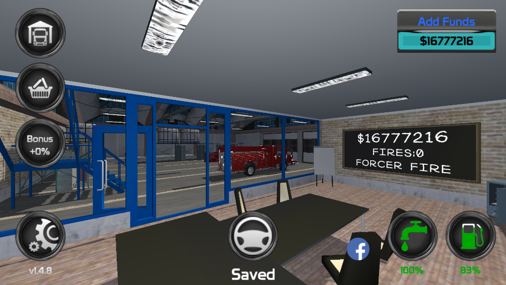 城市消防車模擬器無限金幣版