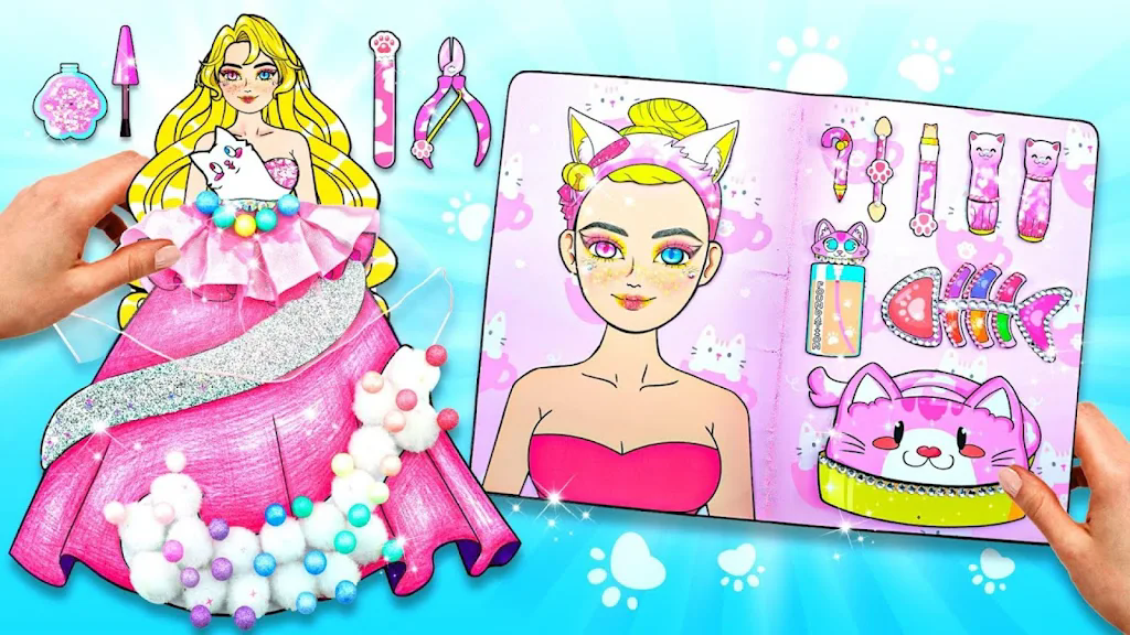 絕美的娃娃女孩換裝