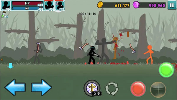 憤怒的火柴人5MOD菜單版