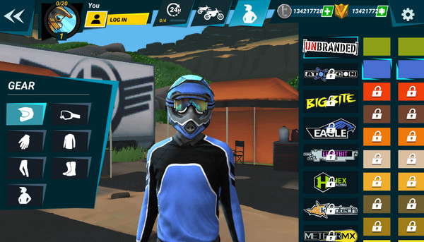 瘋狂技能越野摩托車3