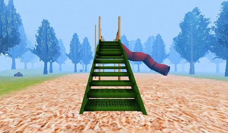 森林詭異滑滑梯