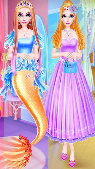 美人魚公主化妝