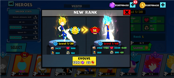 火柴人戰士暗影戰斗無限金幣