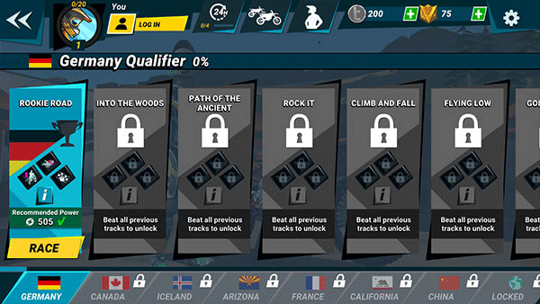 瘋狂特技摩托車安卓版