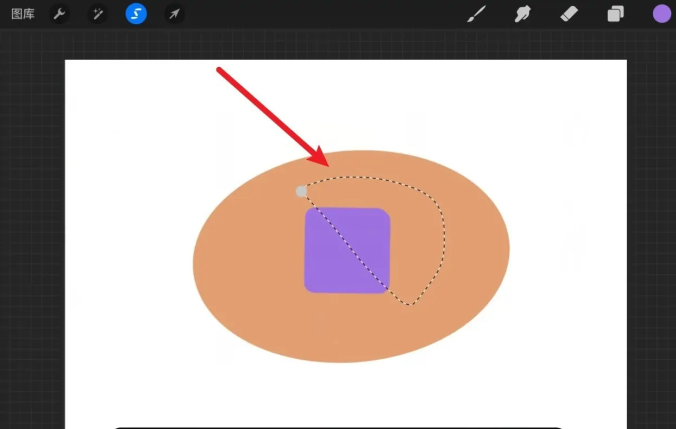procreate怎么框選部分移動-procreate框選部分移動的方法
