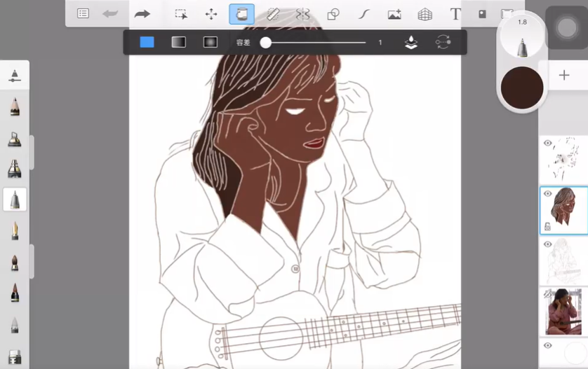 sketchbook怎么上色不出界限-sketchbook上色不出界限的方法