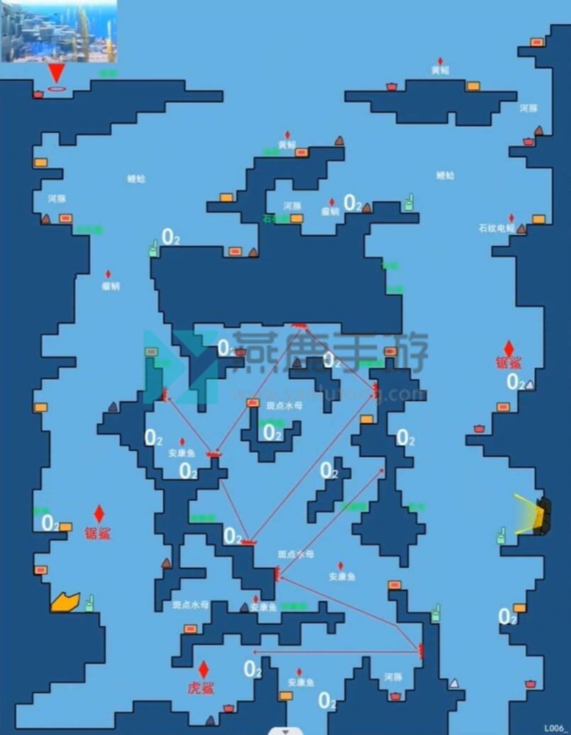 潛水員戴夫地圖有什么-潛水員戴夫地圖大全