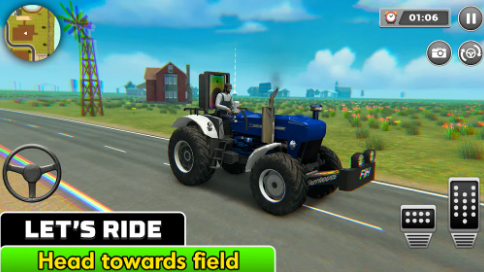 拖拉機耕種模擬