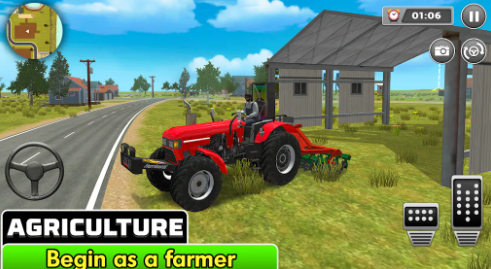 拖拉機耕種模擬