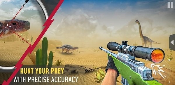狙擊手恐龍狩獵3d