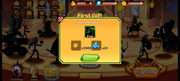 火柴人沖突無限金幣無限鉆石 火柴人沖突無限金幣無限鉆石