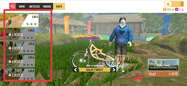 越野自行車特技2最新版