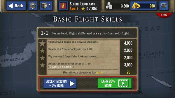 空戰飛行員二戰太平洋無限金幣版