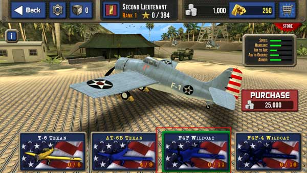 空戰飛行員二戰太平洋無限金幣版