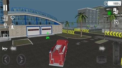 消防車救援行動