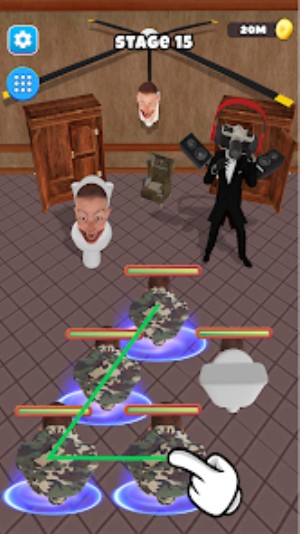 馬桶人合并戰斗