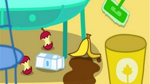 兔寶寶打掃教室