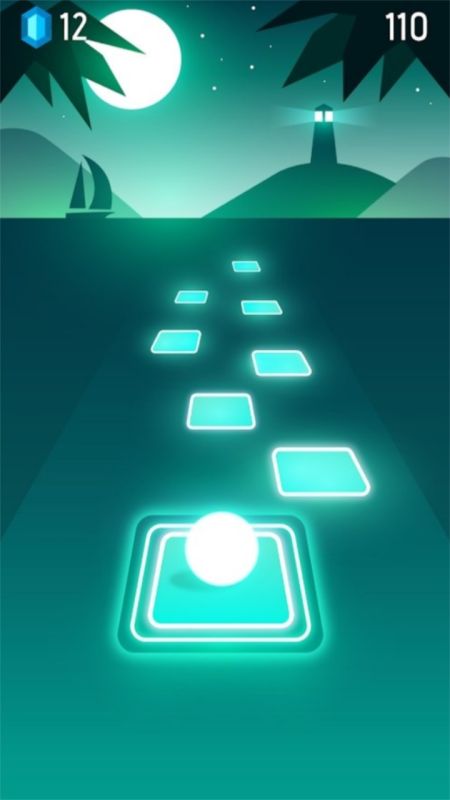 節奏彈球(Tiles Hop)