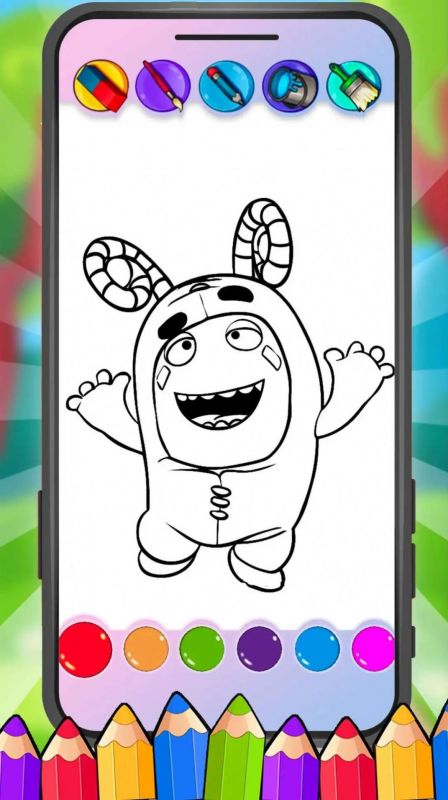 奇數涂色（Oddbods Coloring Game）