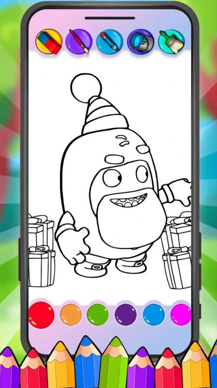 奇數涂色（Oddbods Coloring Game）