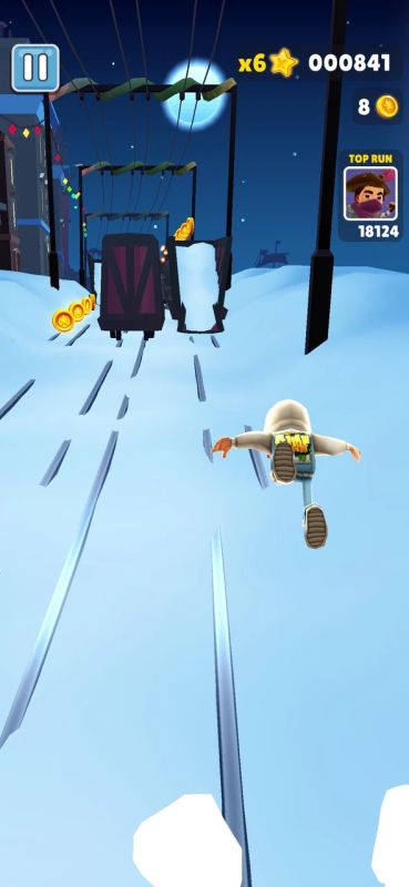 地鐵跑酷國際服雪地版(Subway Surf)