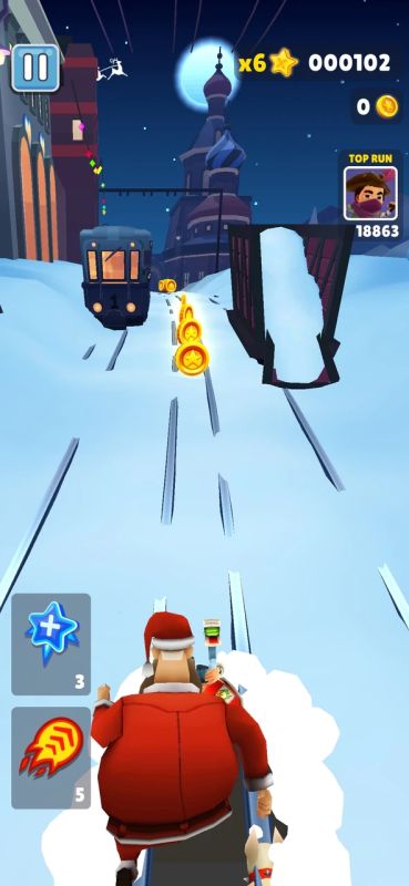 地鐵跑酷國際服雪地版(Subway Surf)
