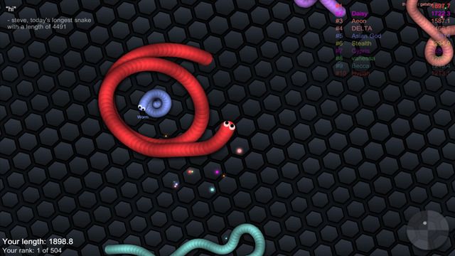 蛇蛇大作戰(slither.io)