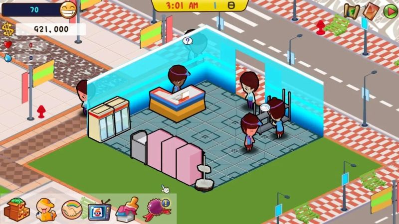 模擬自己開店經營的游戲