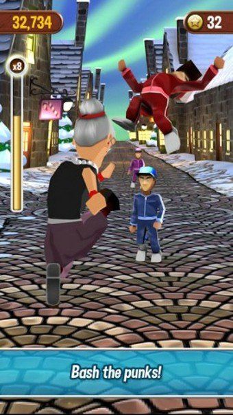 憤怒的老奶奶玩跑酷(Angry Gran Run)