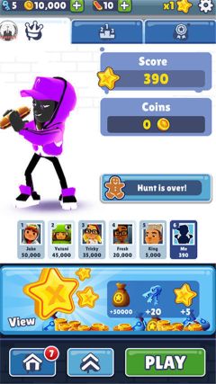 地鐵跑酷雪地墨水HC版本