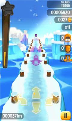 雪地狂奔企鵝大逃亡(Frozen Run)