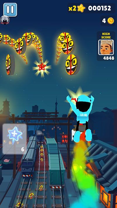 地鐵跑酷涵痛定制版