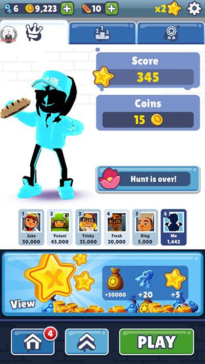 地鐵跑酷涵痛定制版