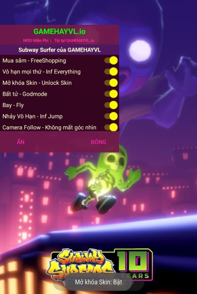 地鐵跑酷Menu黑客菜單