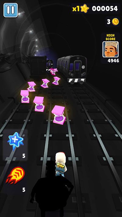 地鐵跑酷沙漏金幣