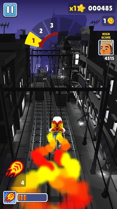 地鐵跑酷沙漏金幣